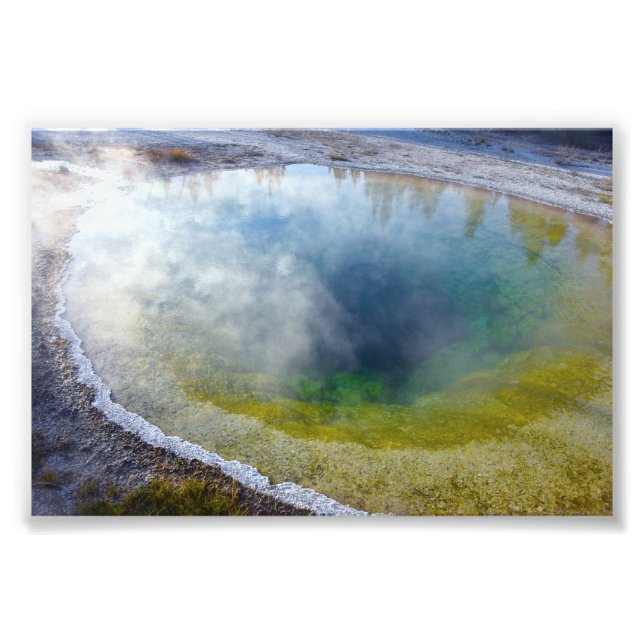 Foto Morning Glory Pool, Parque Nacional Yellowstone (Frente)