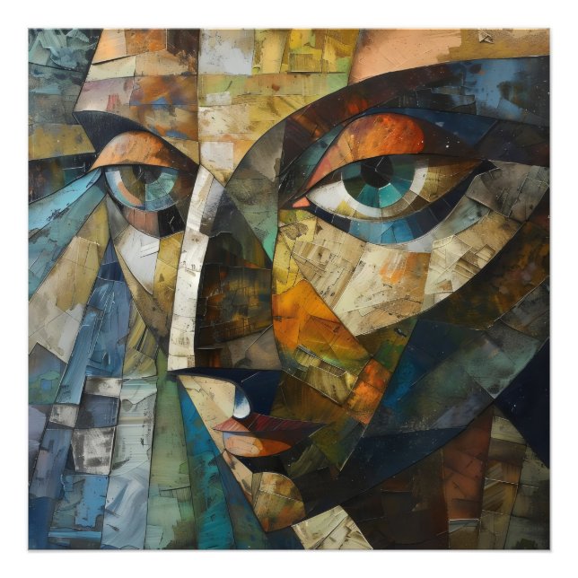 Foto Mosaic Abstract Face (Frente)