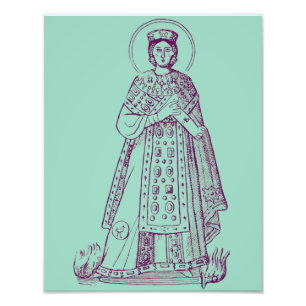 Foto mosaico griego de Santa Inés de Roma
