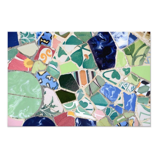 Foto Mosaicos de Park Guell (Frente)