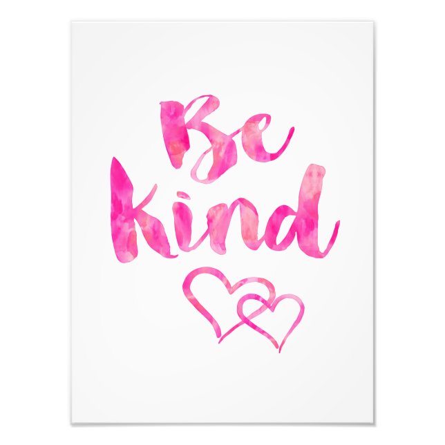 Foto Motivación de la cita Inspiradora de Be Kind Water (Frente)