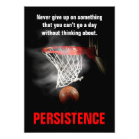 Motivación Inspiradora del baloncesto de persisten