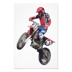 Foto Moto de tierra roja