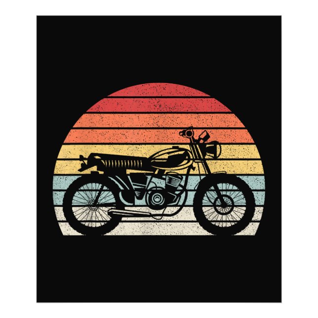 Foto Moto retro vintage (Frente)