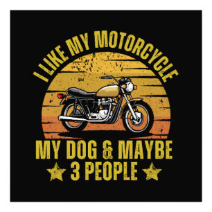 Foto Motocicleta de perro