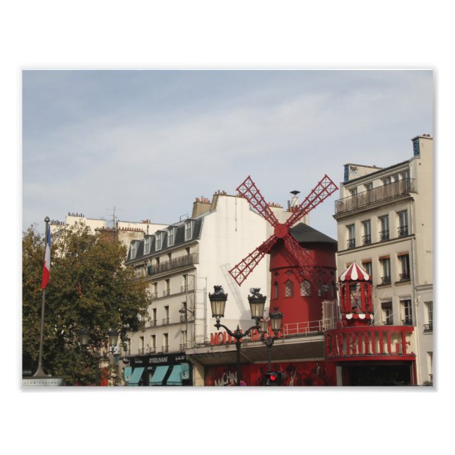 Foto ¡Moulin Rouge! París Francia Fotografía, decoració (Frente)