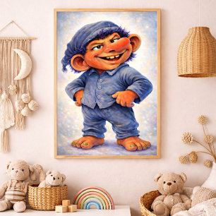Foto Muchacho Troll del Bosque Travieso Acogedor Cuento