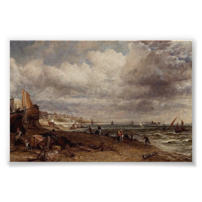 Foto Muelle de Cadenas en Brighton por John Constable (Frente)