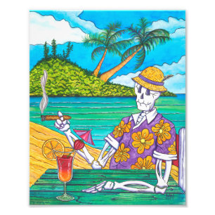 Foto Muerte En La Impresión De Arte Paraíso