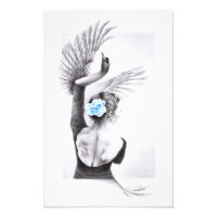 Mujer bailando cisne ballet Arte de dibujo surreal
