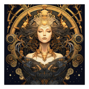 Foto Mujer de oro Art Deco