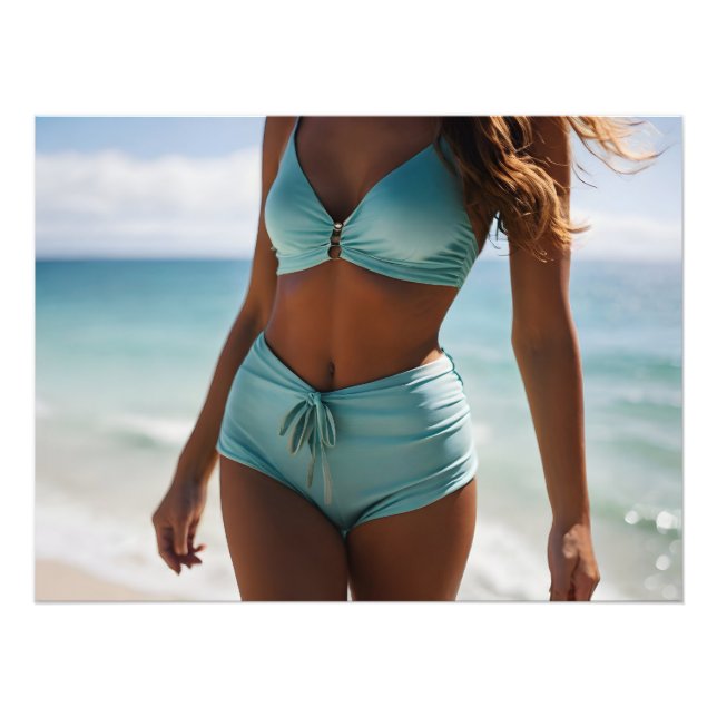 Foto Mujer en la playa (Frente)