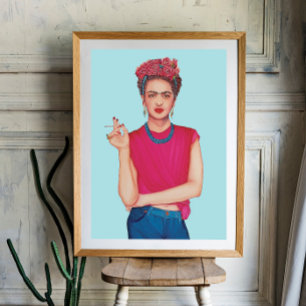 Foto Mujer en vaqueros Pintura al óleo