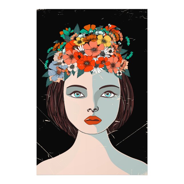 Foto Mujer Floral (Frente)