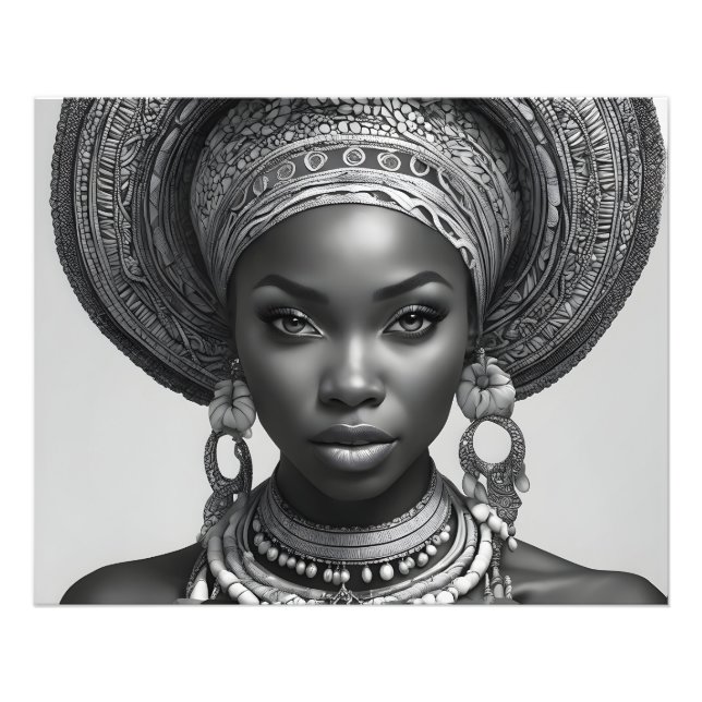 Foto Mujer hermosa africana (Frente)