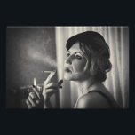 Foto Mujer retro fumando<br><div class="desc">Mujer retro fumando</div>