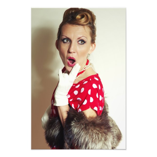 Foto Mujer retro vintage (Frente)