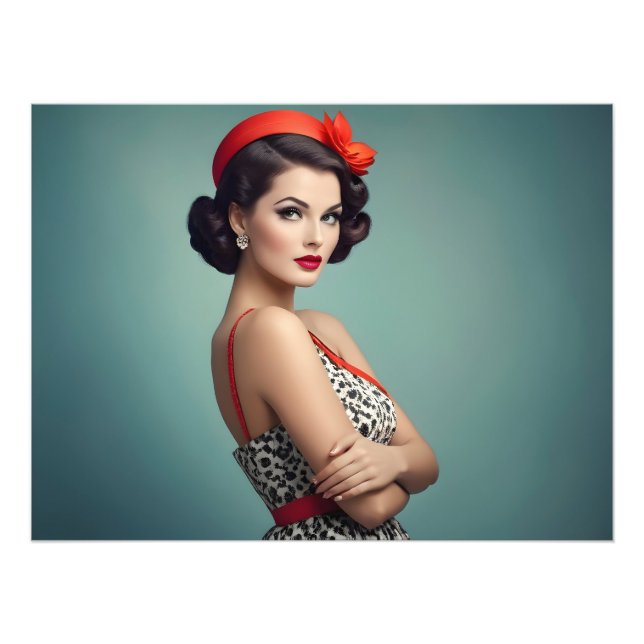 Foto Mujer retro vintage (Frente)