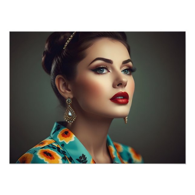 Foto Mujer retro vintage (Frente)
