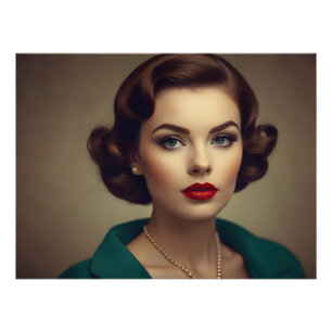 Foto Mujer retro vintage
