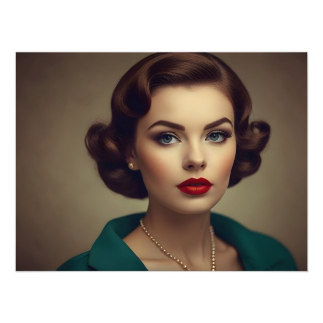 Foto Mujer retro vintage (Frente)