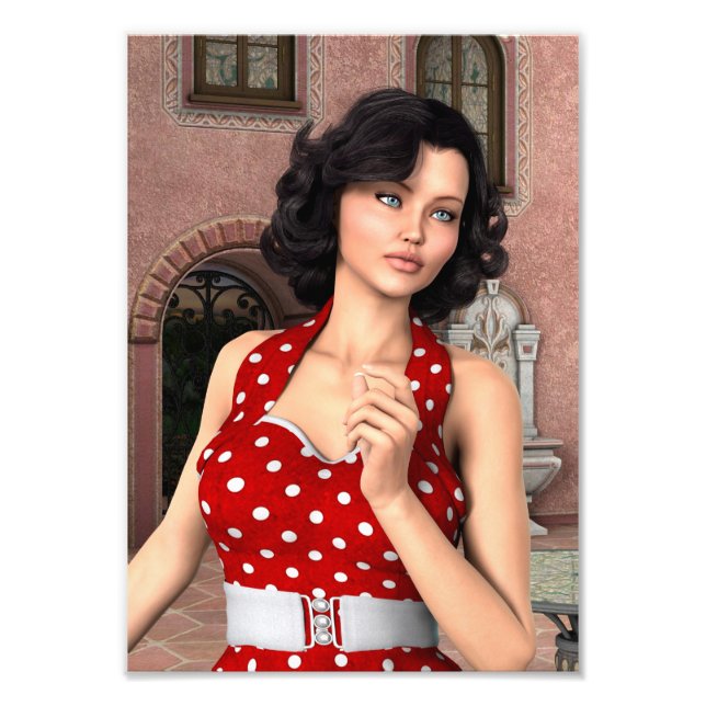 Foto Mujer Vintage (Frente)