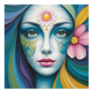 Foto Mujeres de flores de Mandala