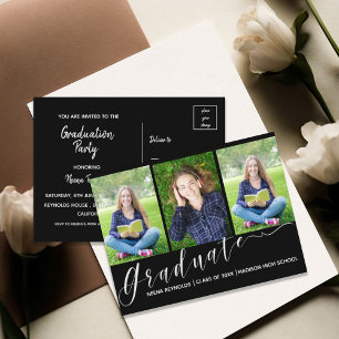 Foto múltiple Script Invitación de graduación