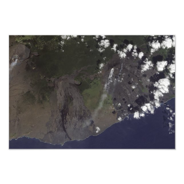 Foto Múltiples columnas caen hacia el suroeste (Frente)