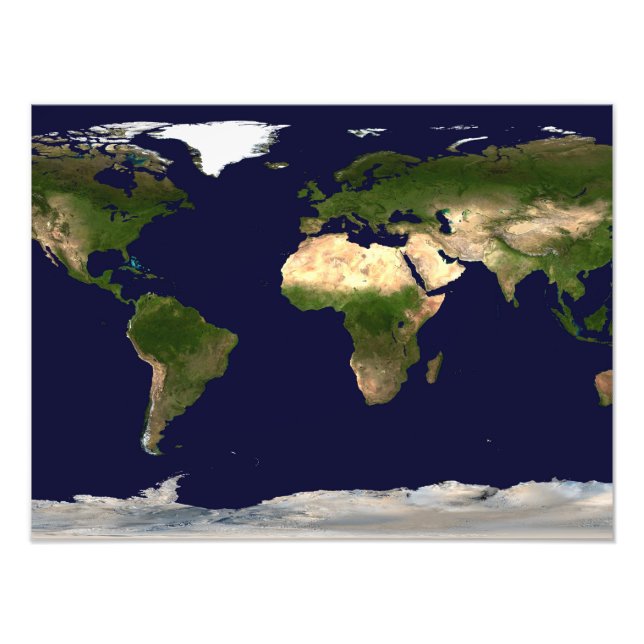 Foto Mundo entero - Planeta Tierra (Frente)