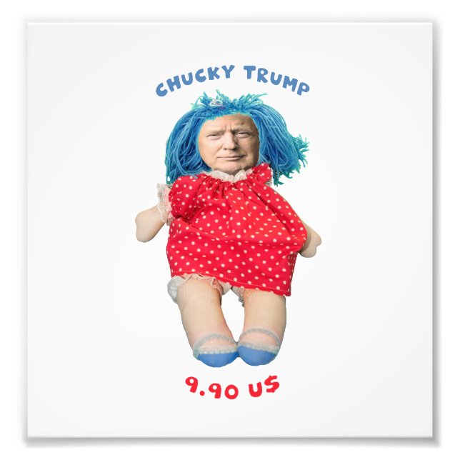 Foto Muñeca Chucky Donald Trump (Frente)