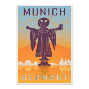 Foto Munich vintage poster