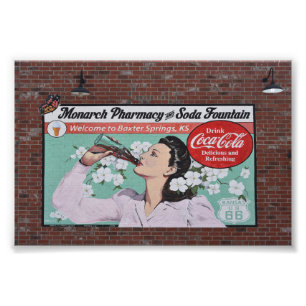 Foto Mural Celebra la Ruta 66, Baxter Springs, Kansas
