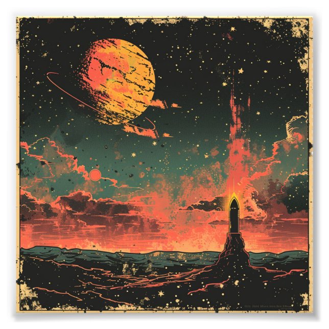 Foto Mural de diseño espacial (Frente)