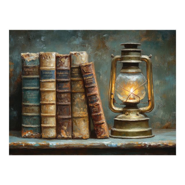 Foto Muro de la biblioteca de antigüedades de pintura d (Frente)