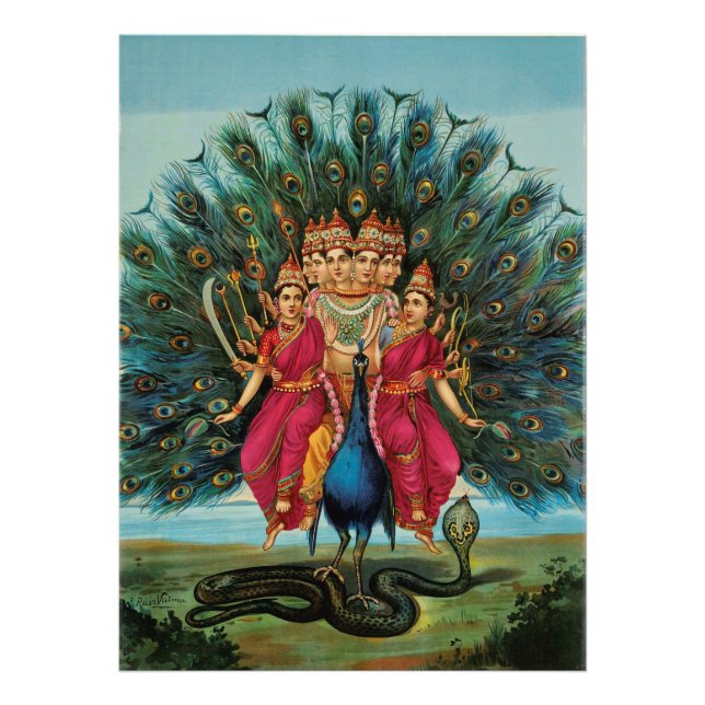 Foto Murugan Kartikeyan Skanda Subrahmanyan la deidad h (Frente)