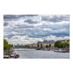 Foto Museo de Orsay y río Sena - París, Francia