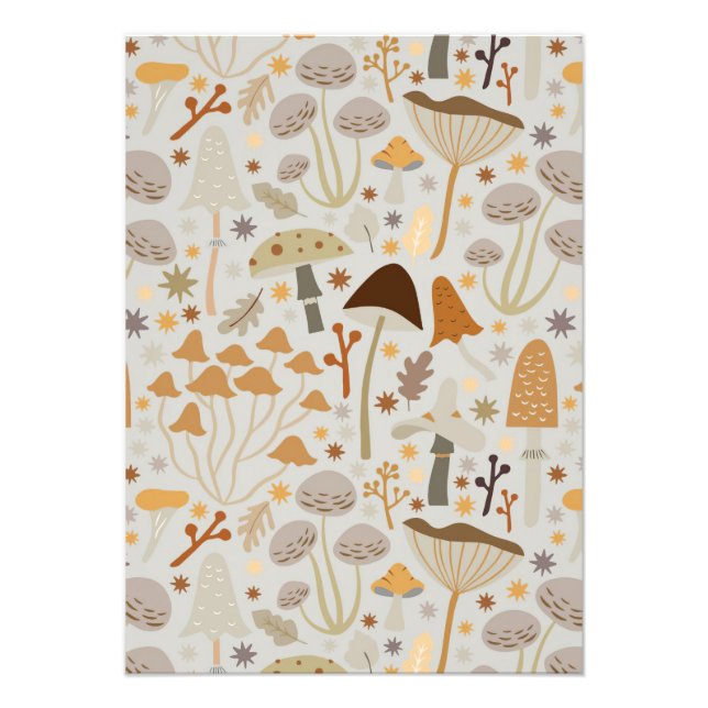 Foto Mushroom Hunter Mid Century Mushrooms (Frente)