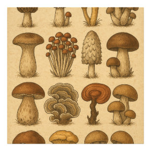 Foto Mushrooms vintage