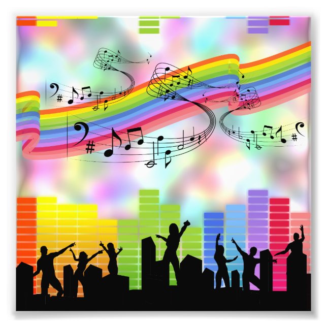 Foto Música Fiesta colorida (Frente)