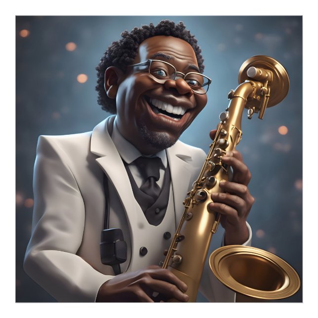 Foto músicos de jazz (Frente)