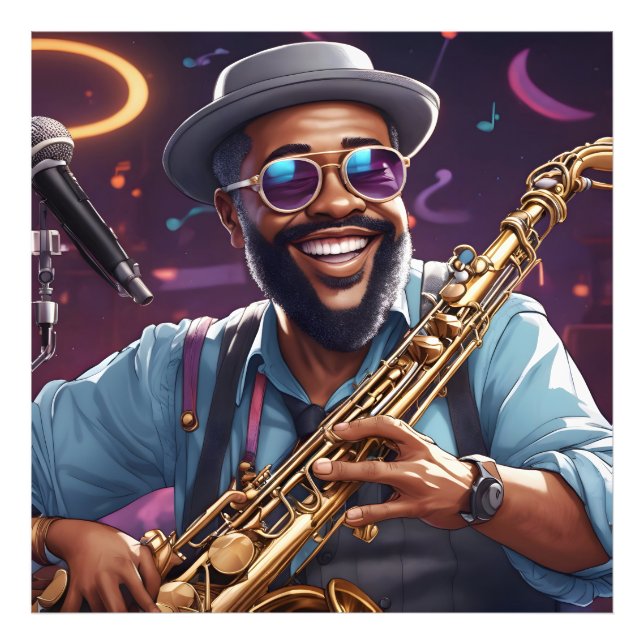 Foto músicos de jazz (Frente)