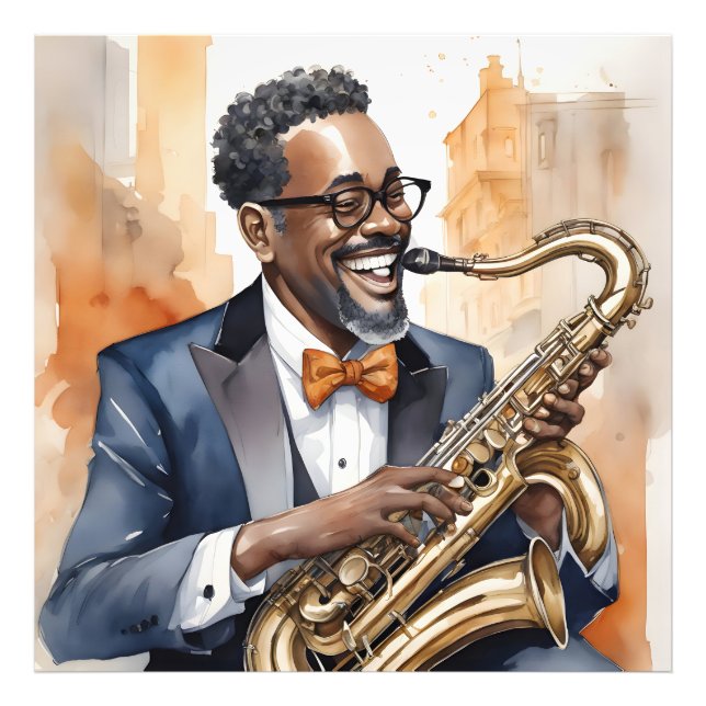 Foto músicos de jazz (Frente)