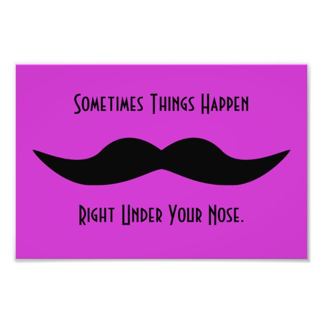 Foto Mustaches Happen (Frente)