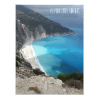 Myrtos Bay Beach Kefalonia Island Grecia