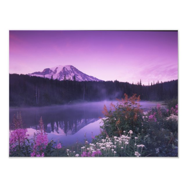 Foto N.A., EE. UU., Washington, Mt. Rainier Nacional (Frente)