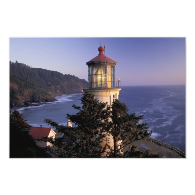 Foto NA, EE.UU., Oregón, faro Heceta Head, (Frente)