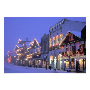 Foto NA, los E.E.U.U., Washington, Leavenworth. Calle