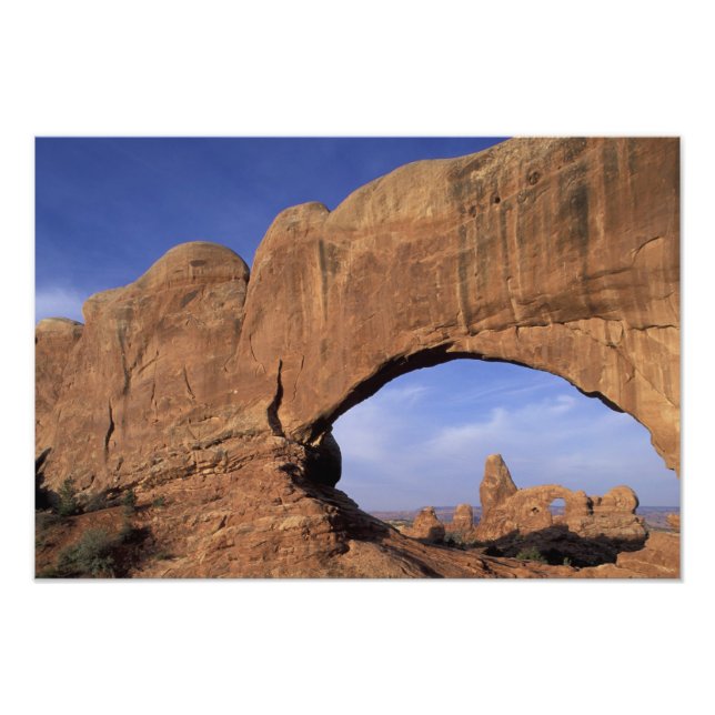 Foto NA, Utah, Parque Nacional Arches. Doble Arco (Frente)