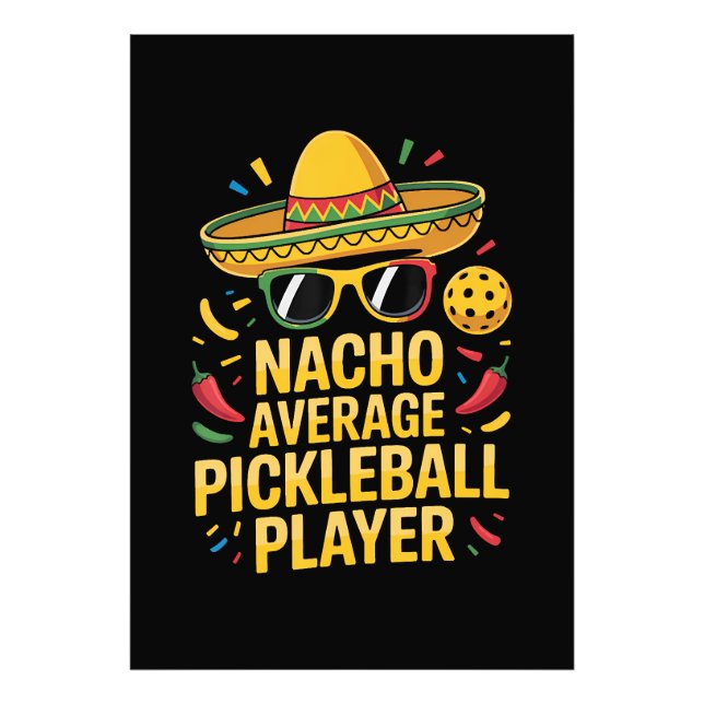 Foto Nacho Average Pickleball Player (Frente)
